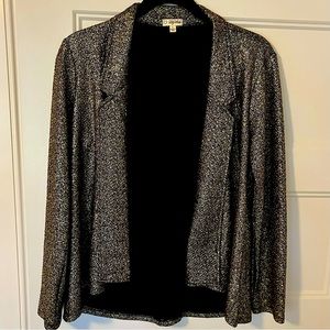 Gold / Black high/low Lapel Jacket.